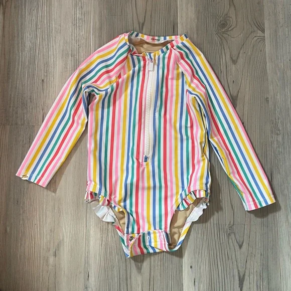 Old Navy Colorful Striped Kids Swimwear - Picture 2 of 3